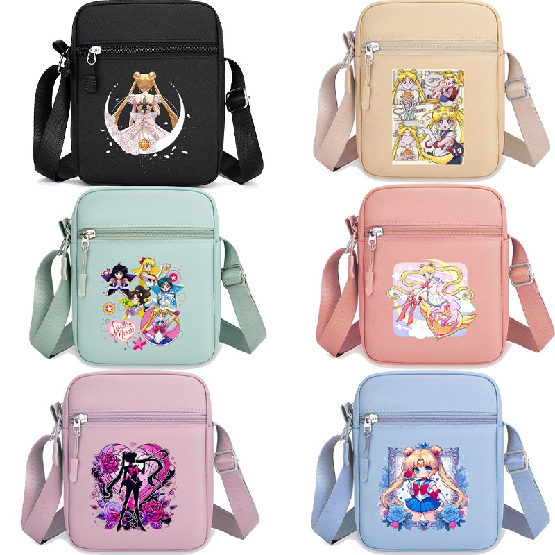 Women'S Crossbody Bags - Sailor Moon Shoulder Bag Unisex Cute