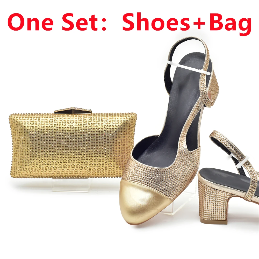 Women Bags 2026 - Silver Shoe and Bag Set for