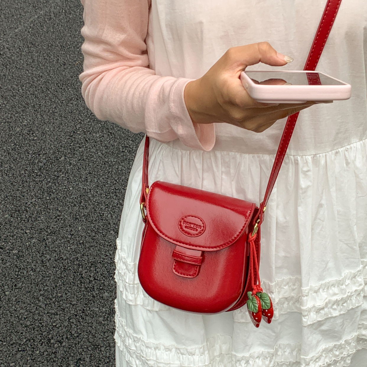 Flap Bag Envelope - Women Cute Pu Crossbody Bags Solid