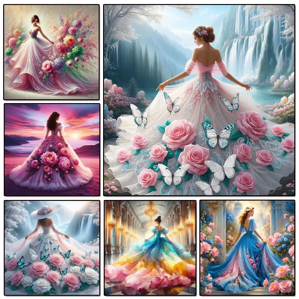 Women'S Bags New Collection - Woman Diamond Painting New Collection Portrait