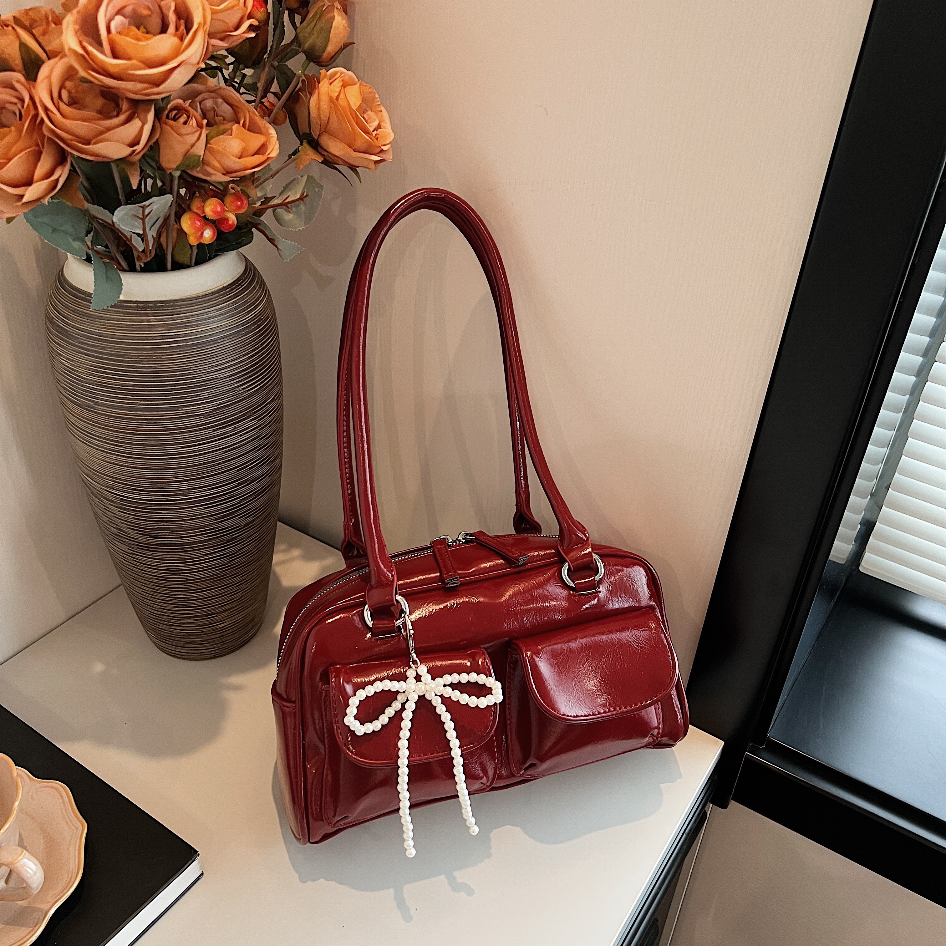 Women Bags Guess - Fashionable Underarm Bow Bag for Women