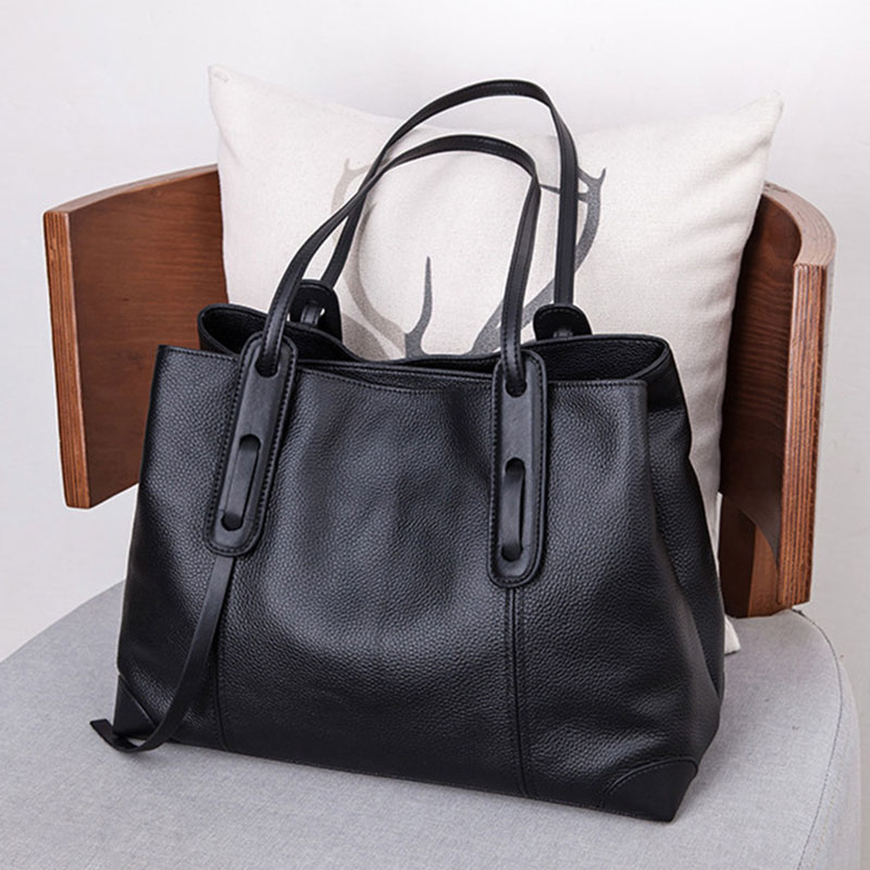 Women Bags On Sale - Genuine Leather Tote Bag Luxury Designer