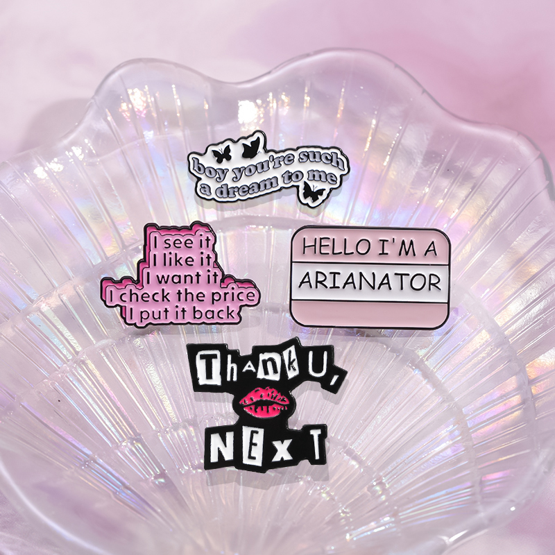 Thank U Next Enamel Pins Cute  – обзор и цена Women Bags Next