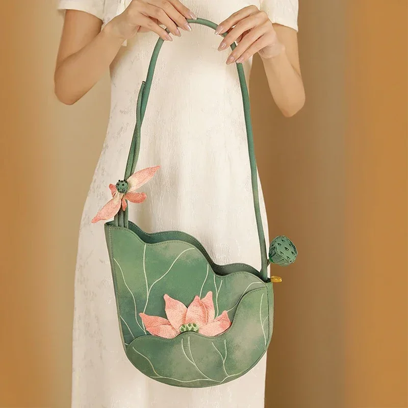 Elegant Chinese Style Lotus Le – обзор и цена Women'S Bags New Collection