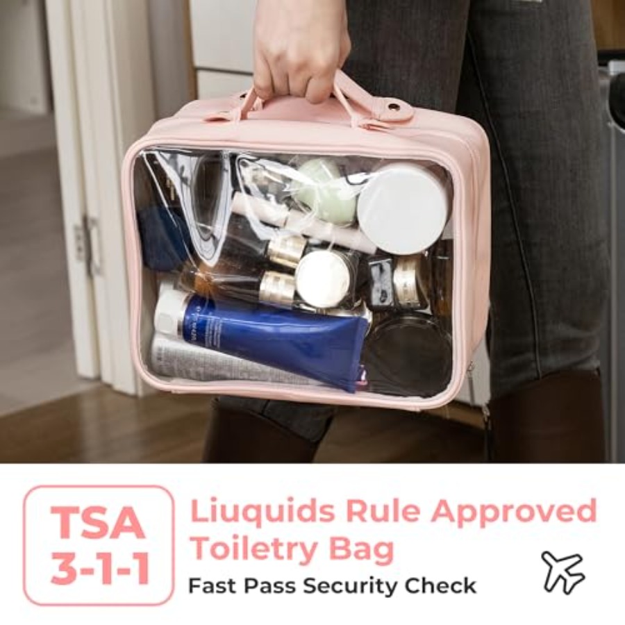 TSA Approved Toiletry Bag, Cle – обзор и цена Woman In Bag