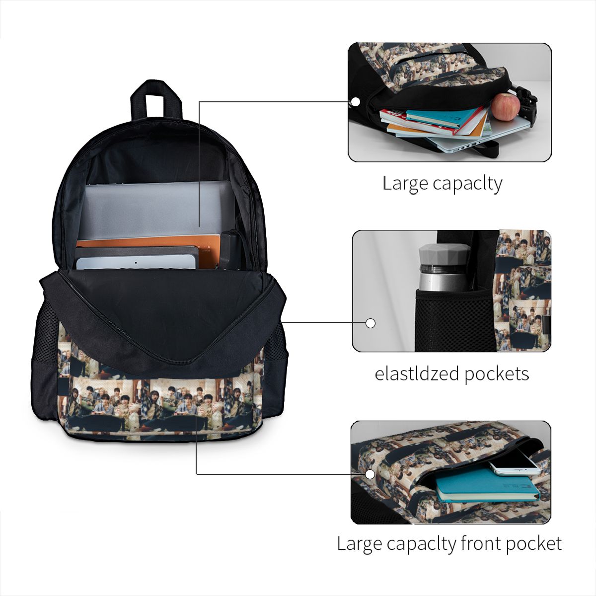 Boy Next Door KPOP Backpack St – обзор и цена Women Bags Next