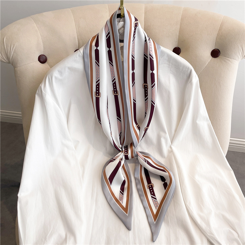Fashion Print Long Silk Scarf  – обзор и цена Women Bags Online