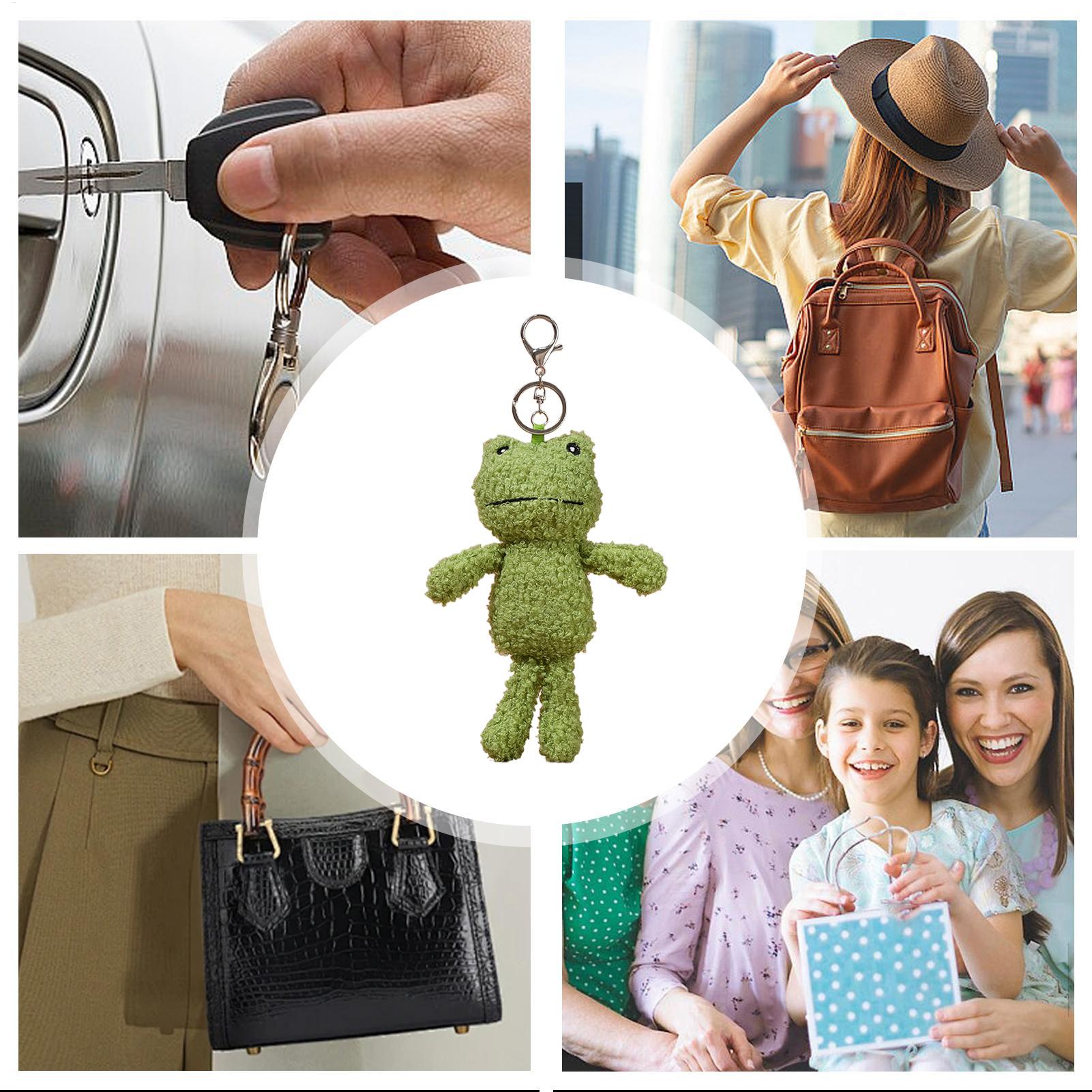 Plush Frog Keychain Bag Charm  – обзор и цена Women'S Bags New Collection