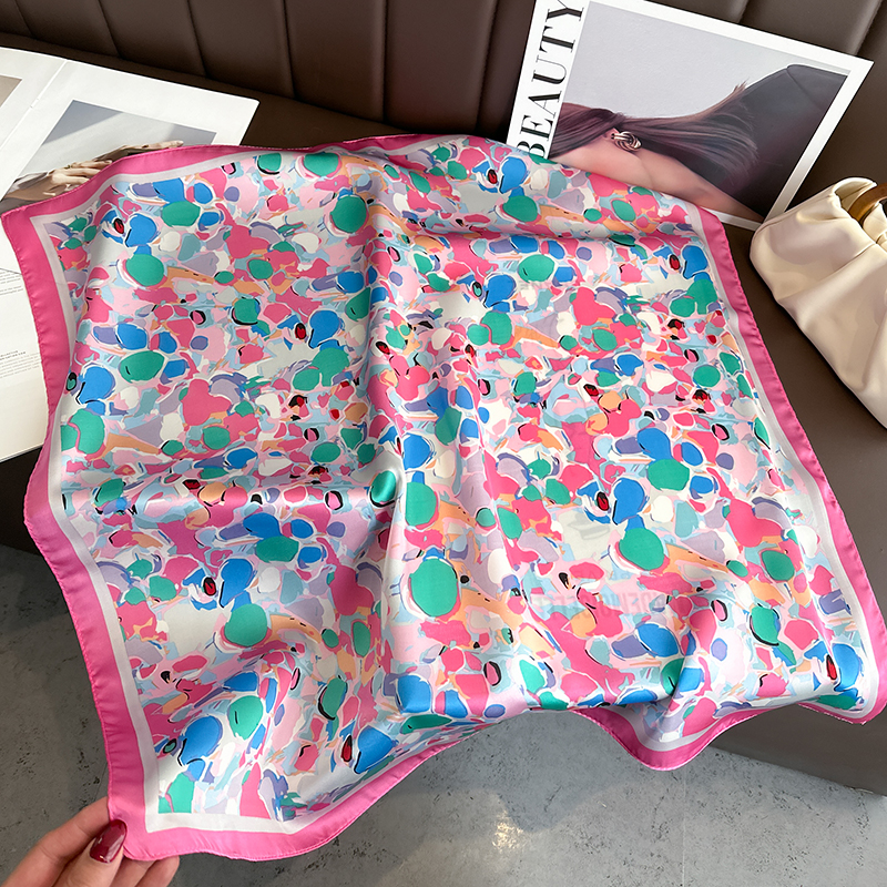 Luxury Floral Print Square Sil – обзор и цена Women Bags Online