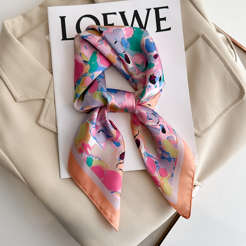 Luxury Floral Print Square Sil – обзор и цена Women Bags Online