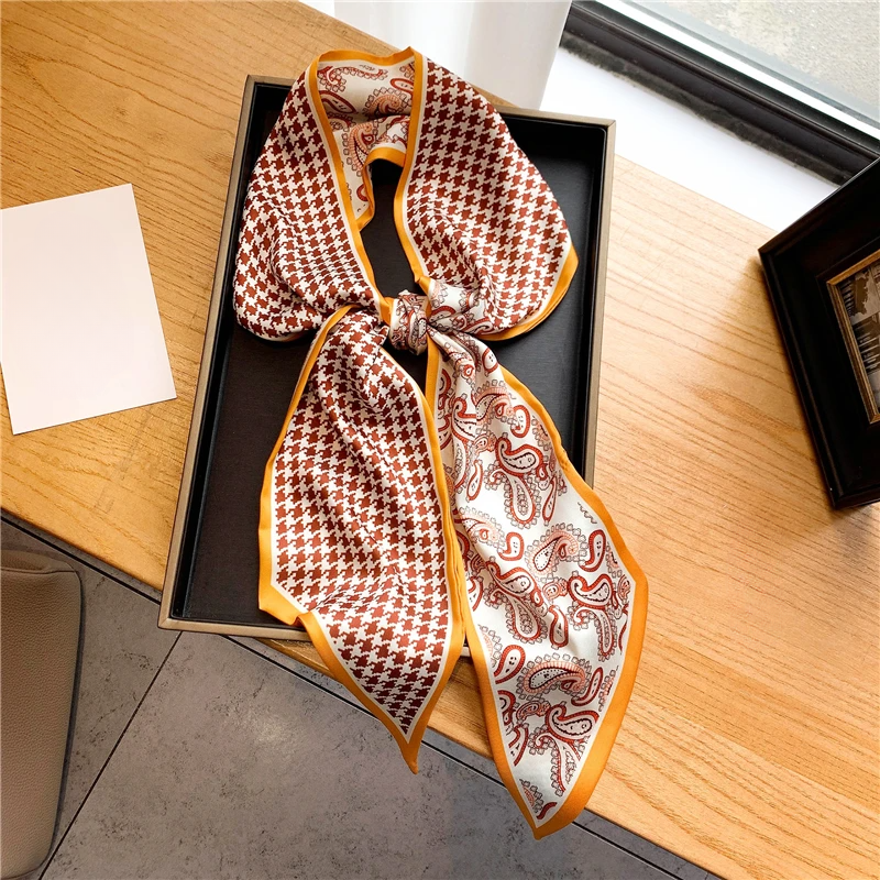 Luxury Long Silk Scarf Female  – обзор и цена Women Bags Online