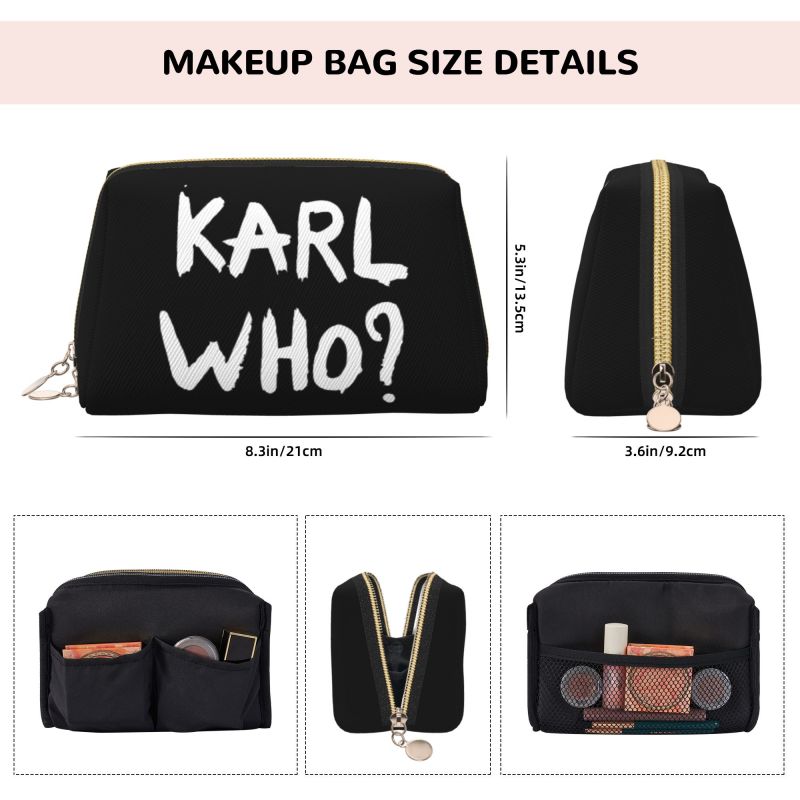 Karl Who Print Leather Makeup  – обзор и цена Women'S Karl Bags