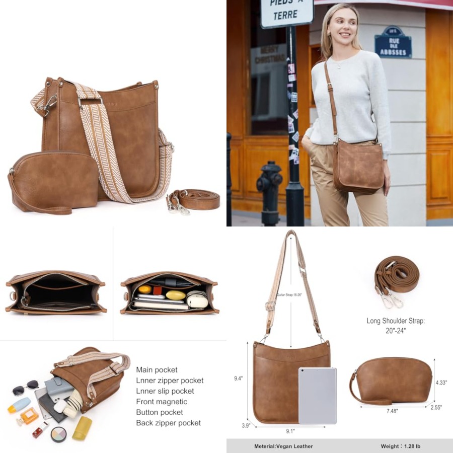 CLUCI Purses for Women, Vegen  – обзор и цена Women'S Crossbody Bags