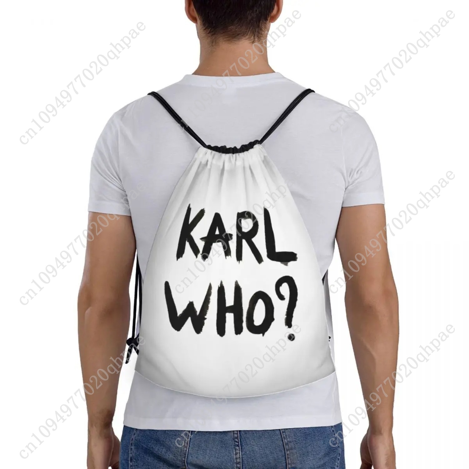 Custom Karl Who Drawstring Bag – обзор и цена Women'S Karl Bags