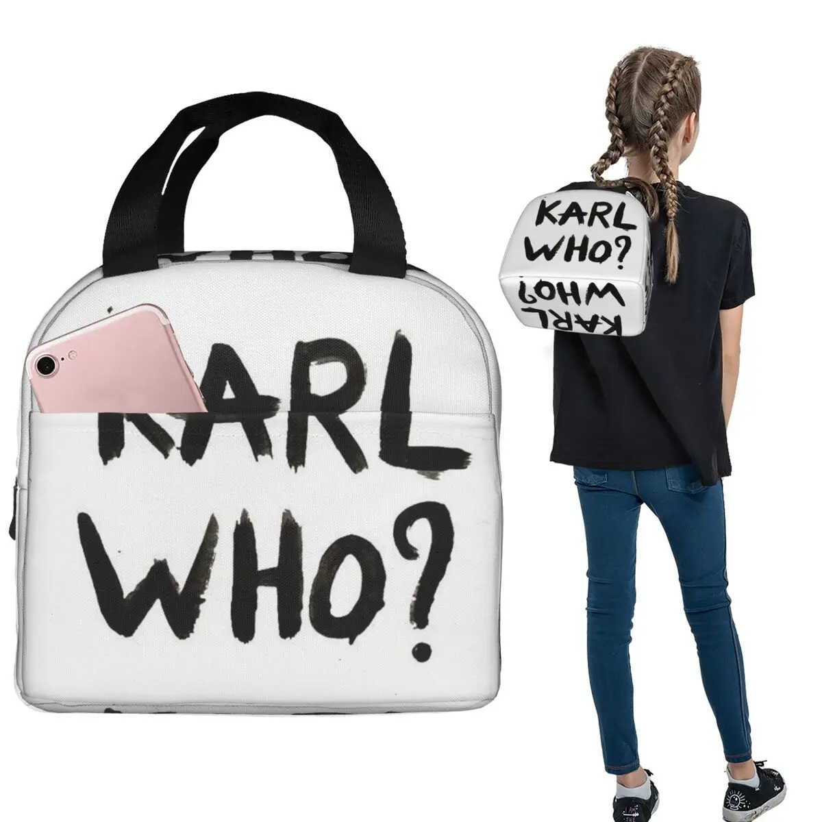 Karl Who Insulated Lunch Bag f – обзор и цена Women'S Karl Bags