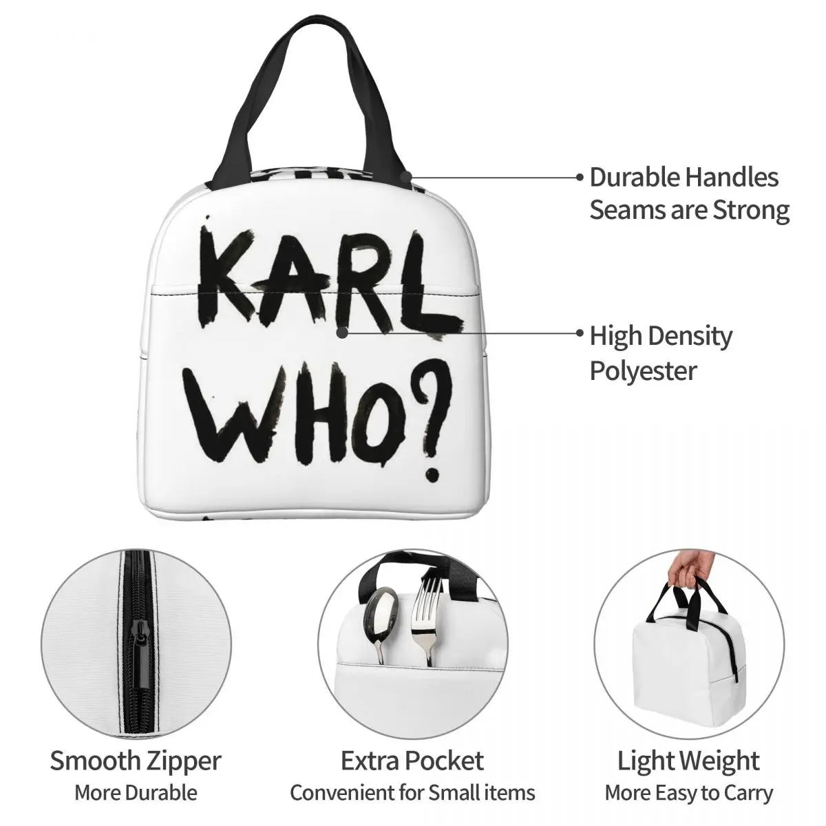 Karl Who Insulated Lunch Bag f – обзор и цена Women'S Karl Bags