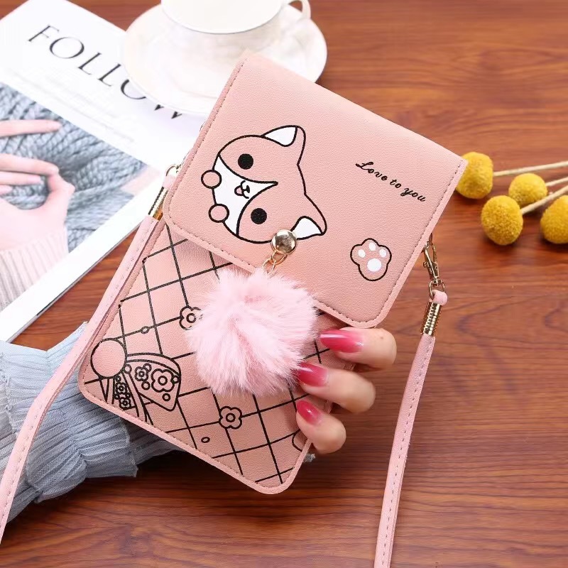 Cute Cartoon Pattern Touch-Scr – обзор и цена Women Bags Crossbody