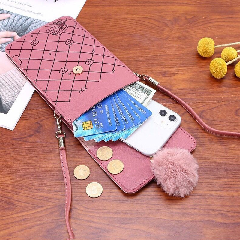 Cute Cartoon Pattern Touch-Scr – обзор и цена Women Bags Crossbody