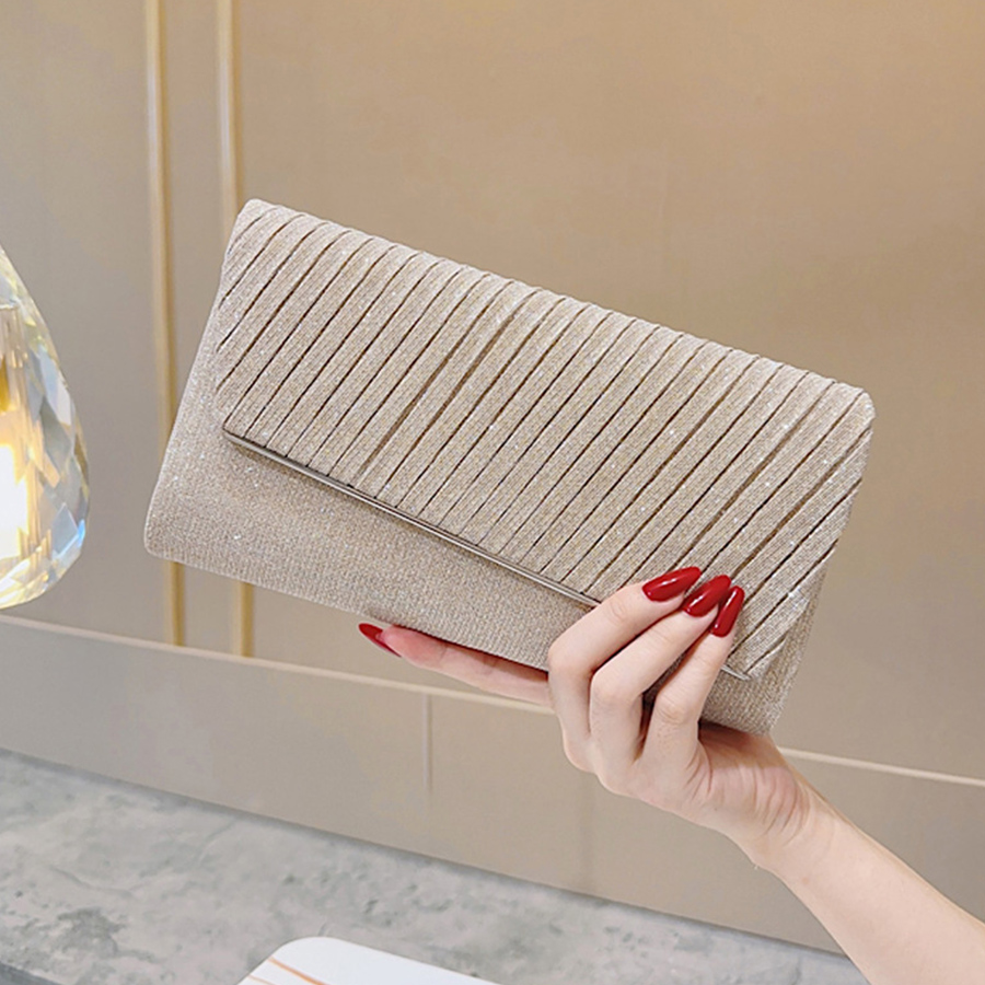 Women's Sparkle Pleated Flip E – обзор и цена Flap Bag Envelope