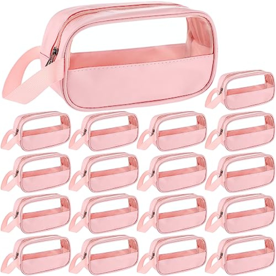 18 Pcs Clear Cosmetic Bags Bul – обзор и цена Woman In Bag