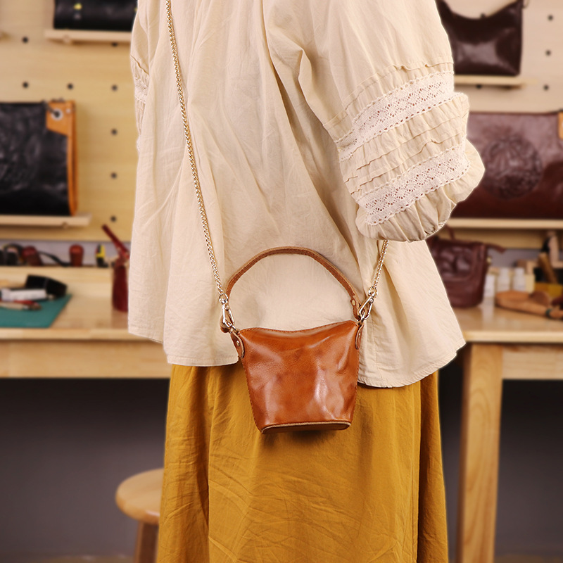 Oil Wax Leather Mini Bucket Ba – обзор и цена Women'S Bags Top 10