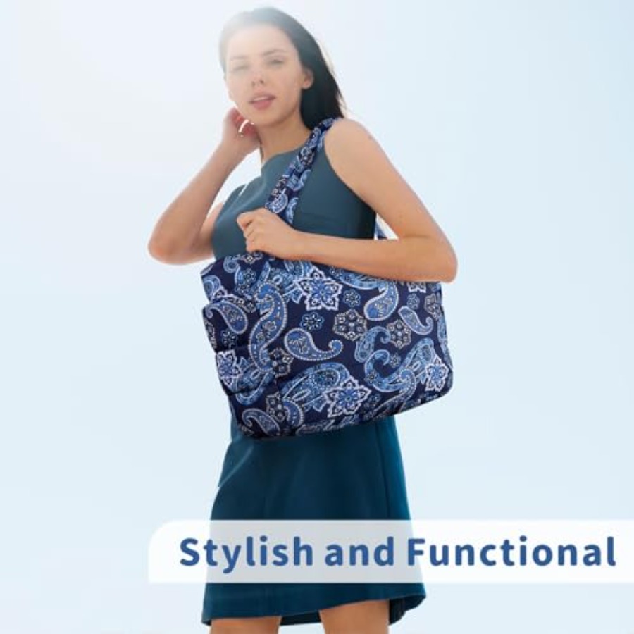 TOPDesign Puffer Tote Bag for  – обзор и цена Woman In Bag